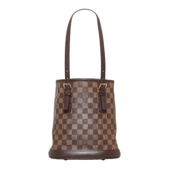 Louis Vuitton Damier Male Shoulder Bag Bucket Brown - Picture 1 of 9